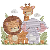Safari-inspired – 7 Sizes - FineryEmbroidery